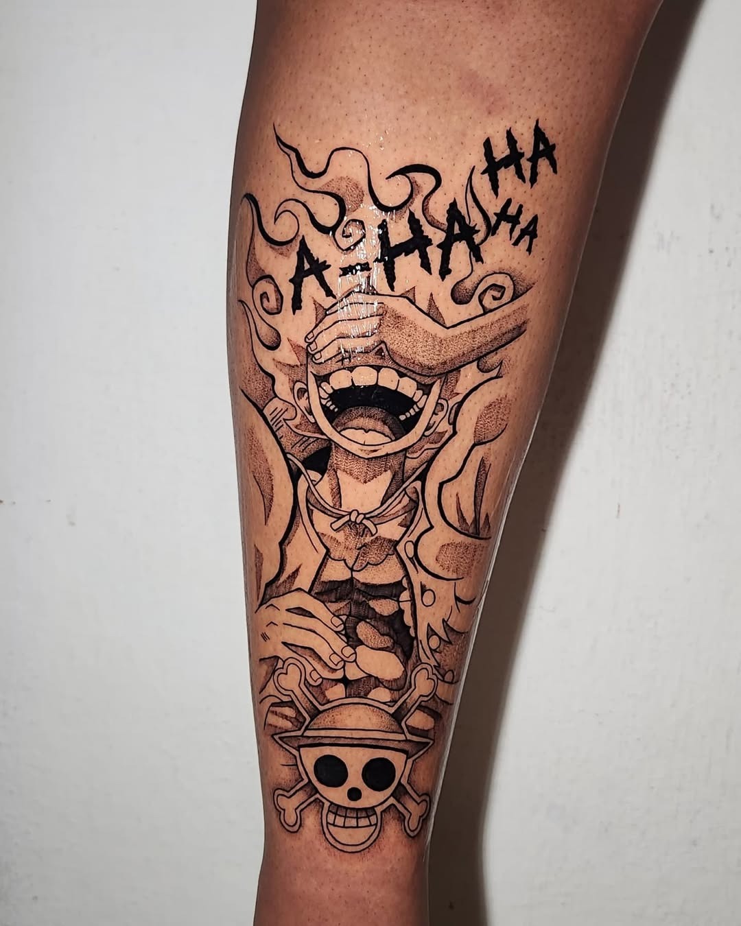 Whimsical One Piece Luffy Tattoo Design Tattoo Design
