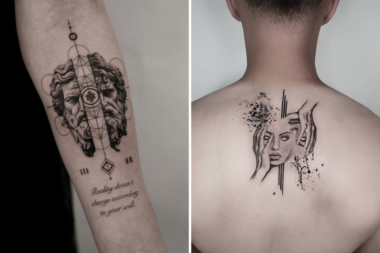 35+ Gemini Tattoo Ideas Curated for Your Next Session Featured Lookbook Collage
