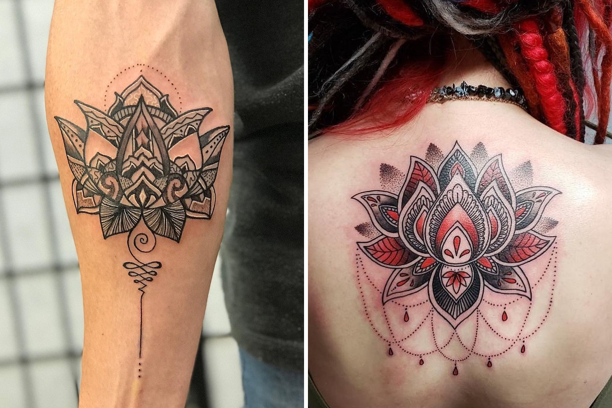 16+ Geometric Lotus Mandala Tattoo Ideas Curated for Your Next Session