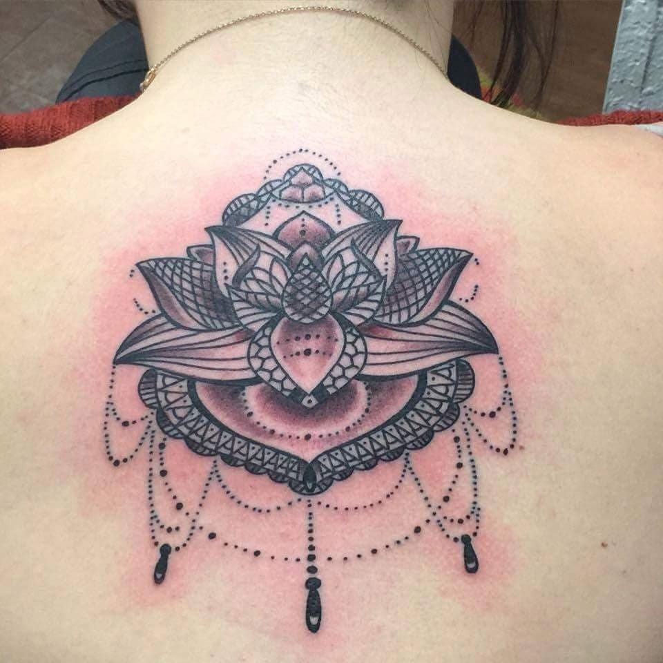 Ornamental Lotus Mandala Tattoo Tattoo Design