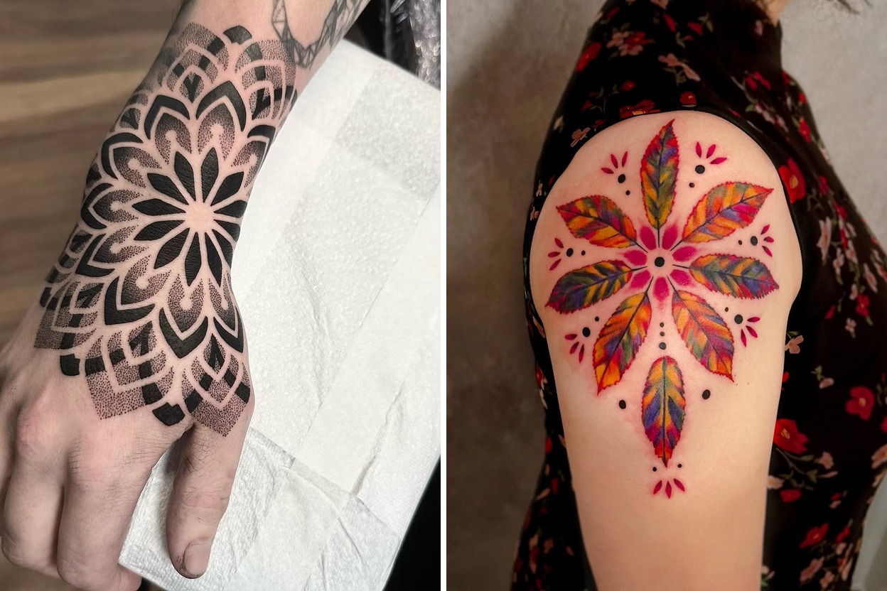 33+ Geometric Mandala Tattoo Ideas That Make a Bold Artistic Statement Featured Lookbook Collage