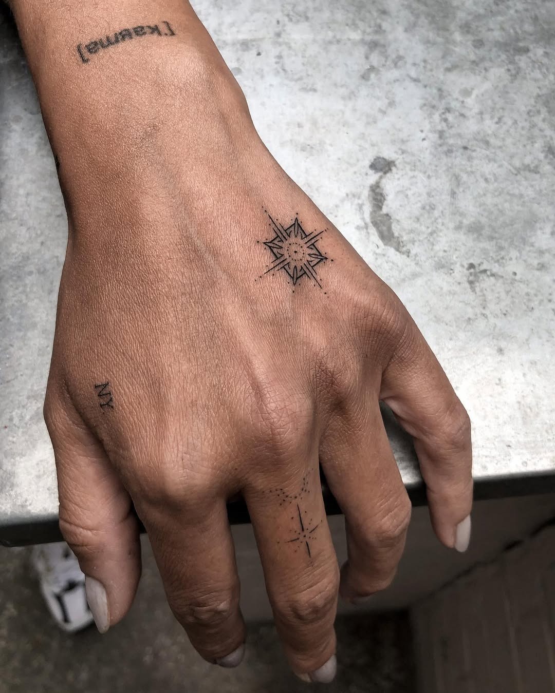 Intricate mandala design on hand Tattoo Design