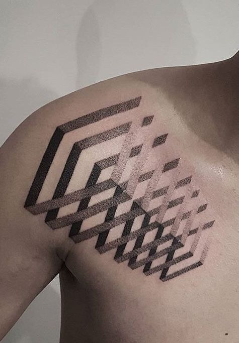 Abstract Triangle and Circle Forearm Tattoo Tattoo Design