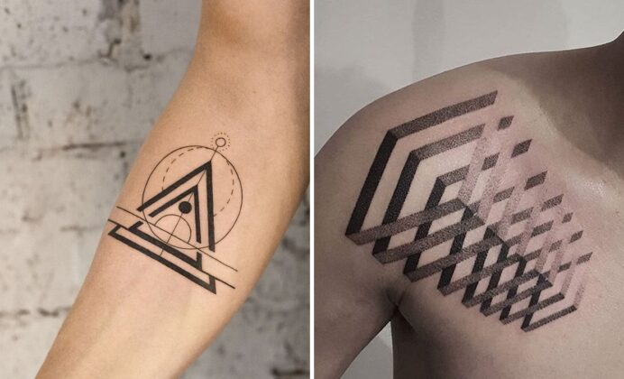 34+ Geometric Tattoo Ideas & Inspiration