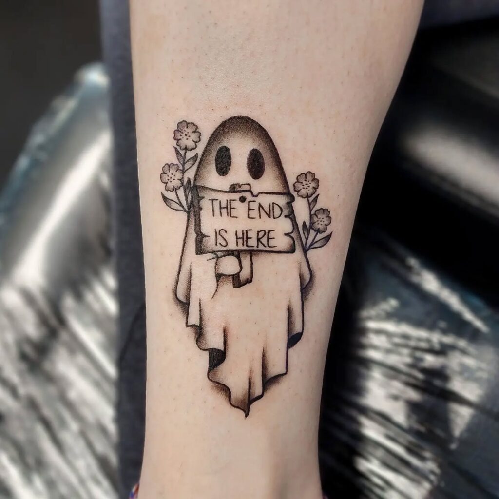 Apocalyptic Ghost Tattoo Tattoo Design
