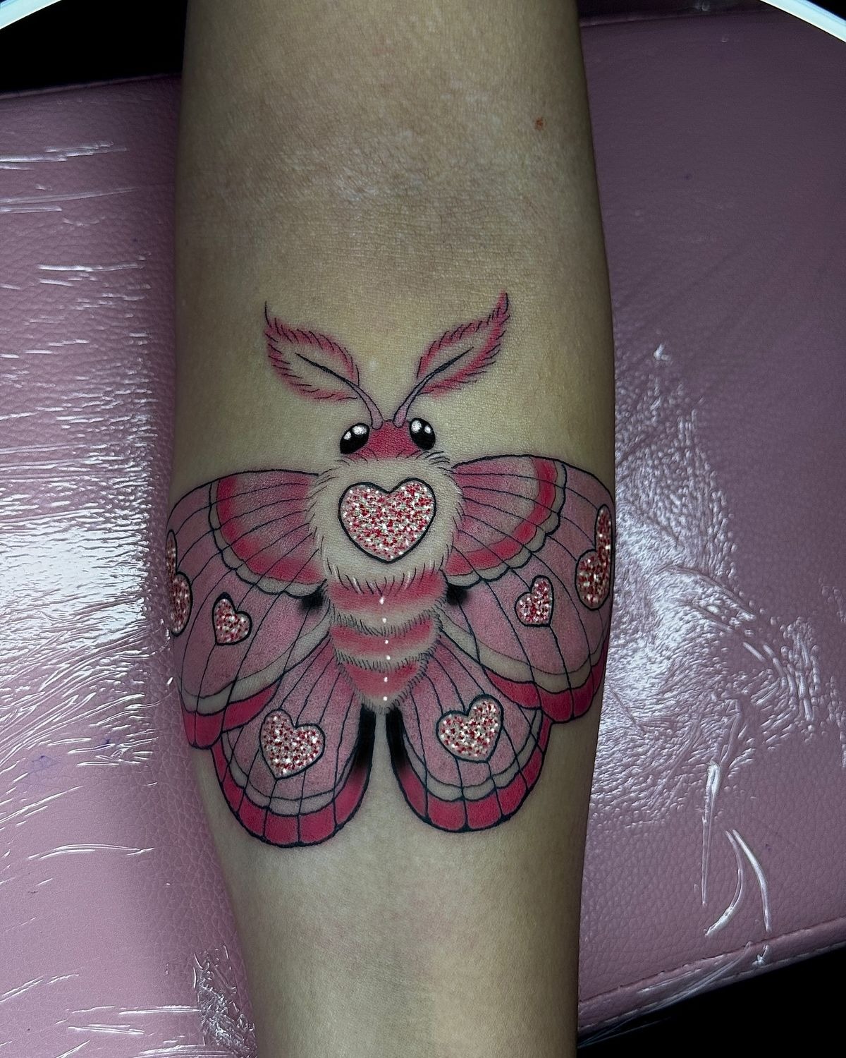 Enchanted Teacup Sparkle Tattoo Design