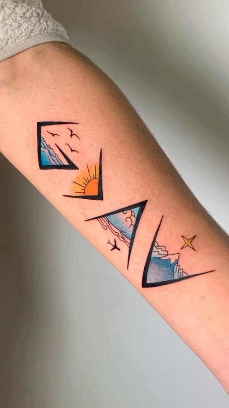 Minimalist God is Greater Than the Highs and Lows Wrist Tattoo Tattoo Design