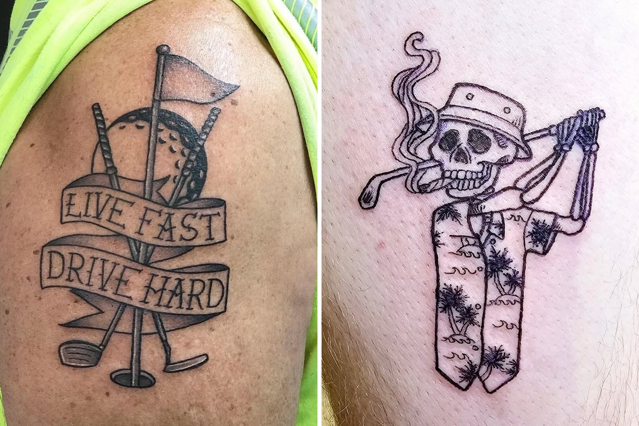 38+ Golf Tattoo Ideas & Inspiration Featured Lookbook Collage