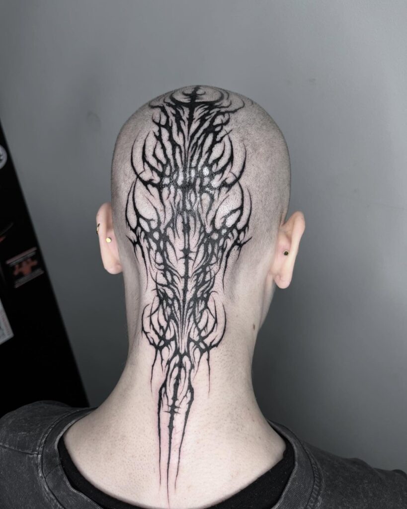Crown of Thorns Blackwork Tattoo Tattoo Design