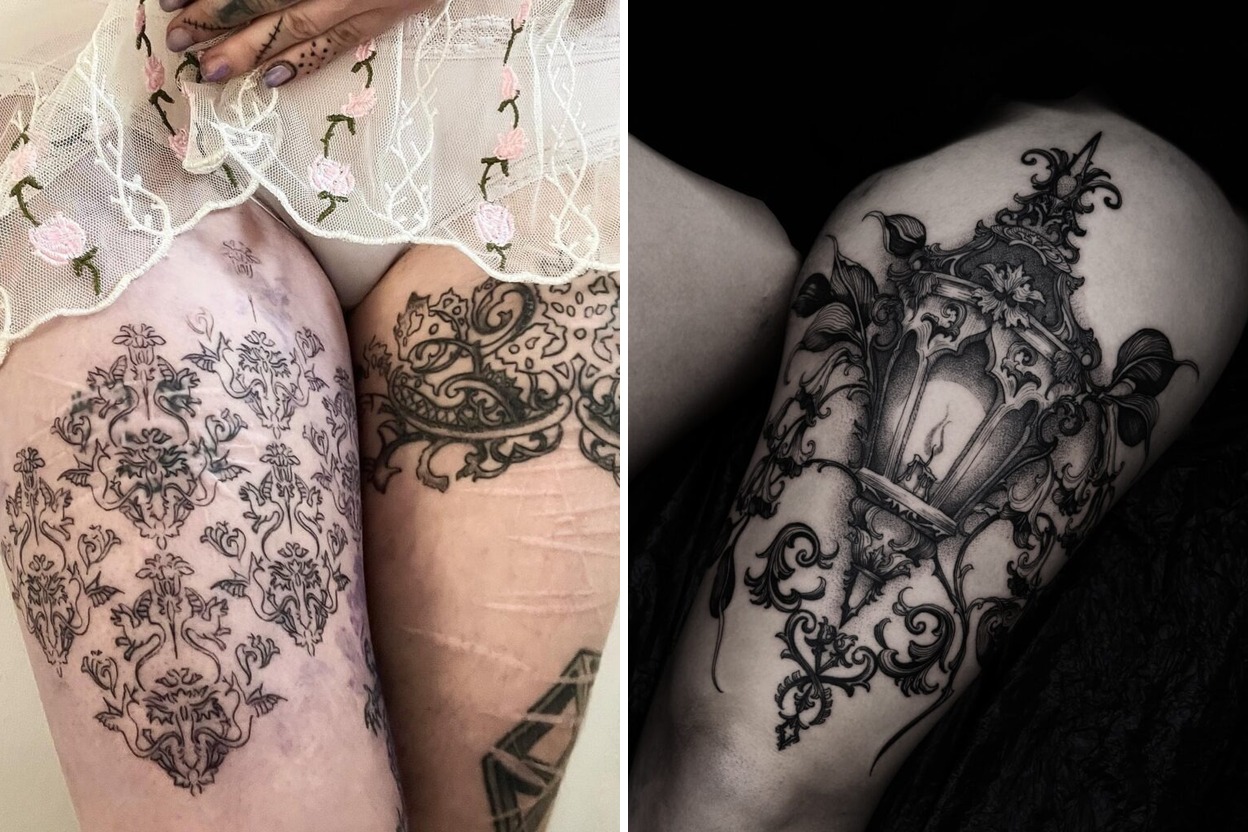 78+ Gothic Tattoo Ideas & Inspiration Featured Lookbook Collage
