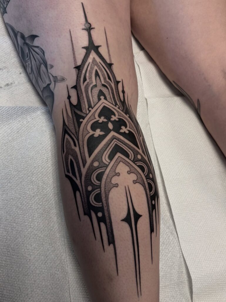 Gothic Cathedral Window Tattoo Tattoo Design