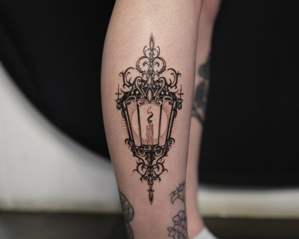 Gothic Lantern Tattoo Tattoo Design