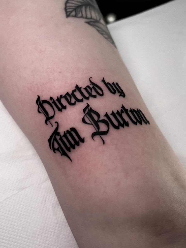Gothic Tim Burton Tribute Tattoo Tattoo Design