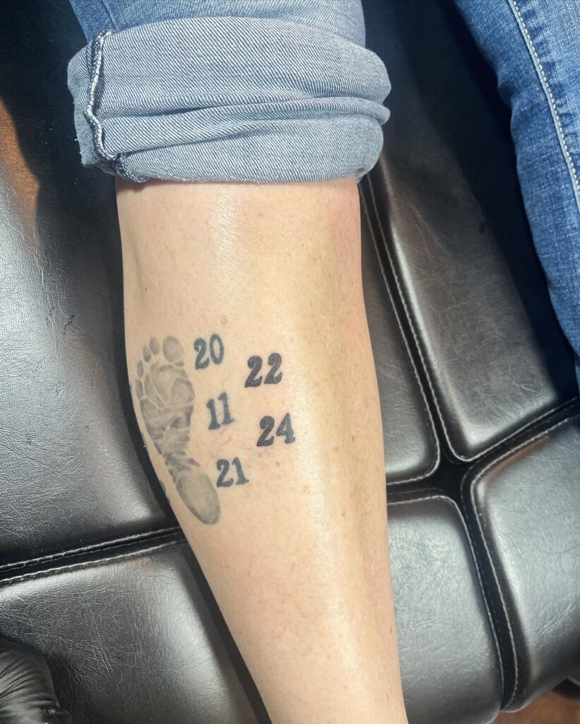 Children on the Moon Tattoo Design