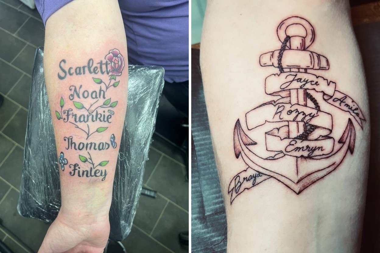 50+ Grandchildren Tattoo Ideas & Inspiration Featured Lookbook Collage