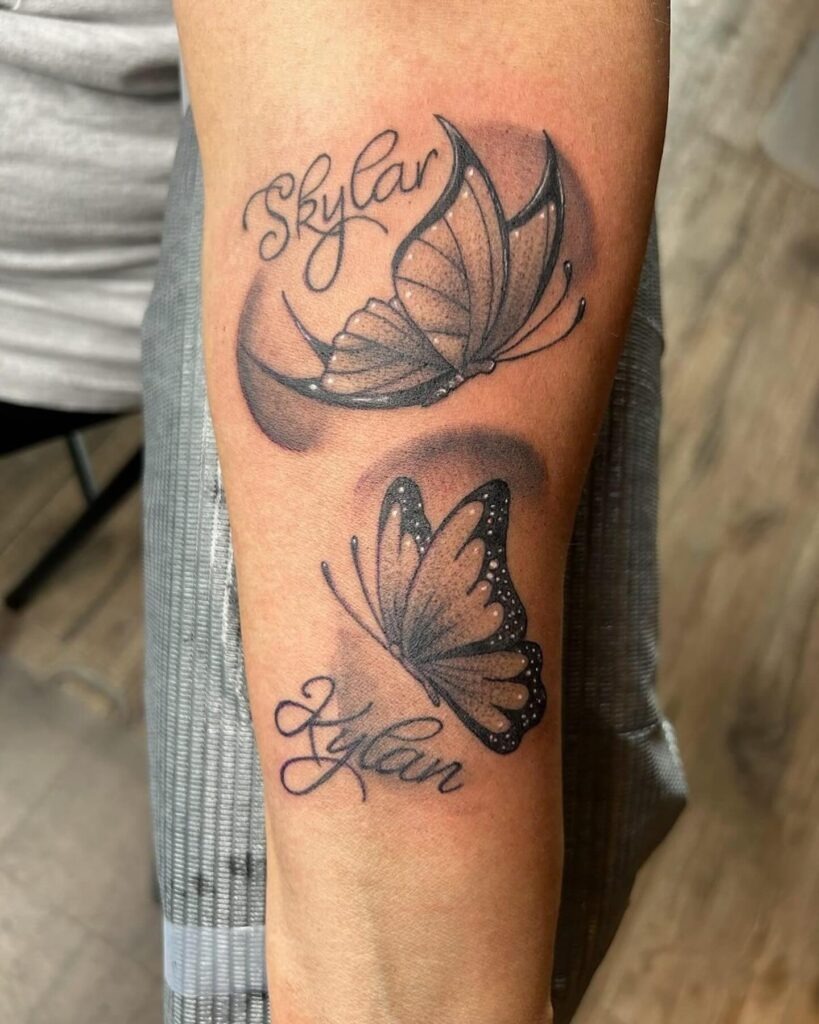 Superhero Grandchild Tattoo Design