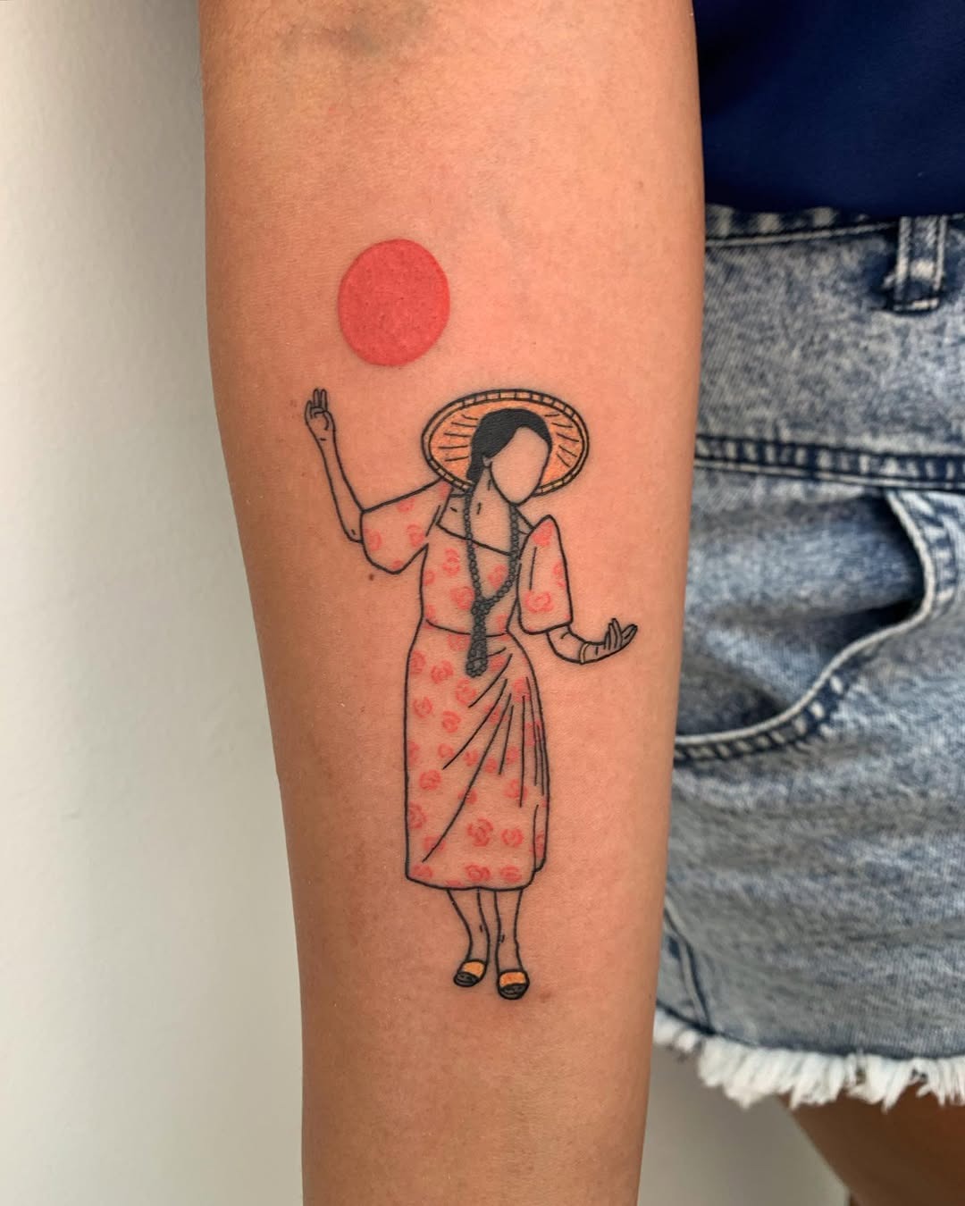 Charming Vintage Grandma-Inspired Tattoo Design Tattoo Design