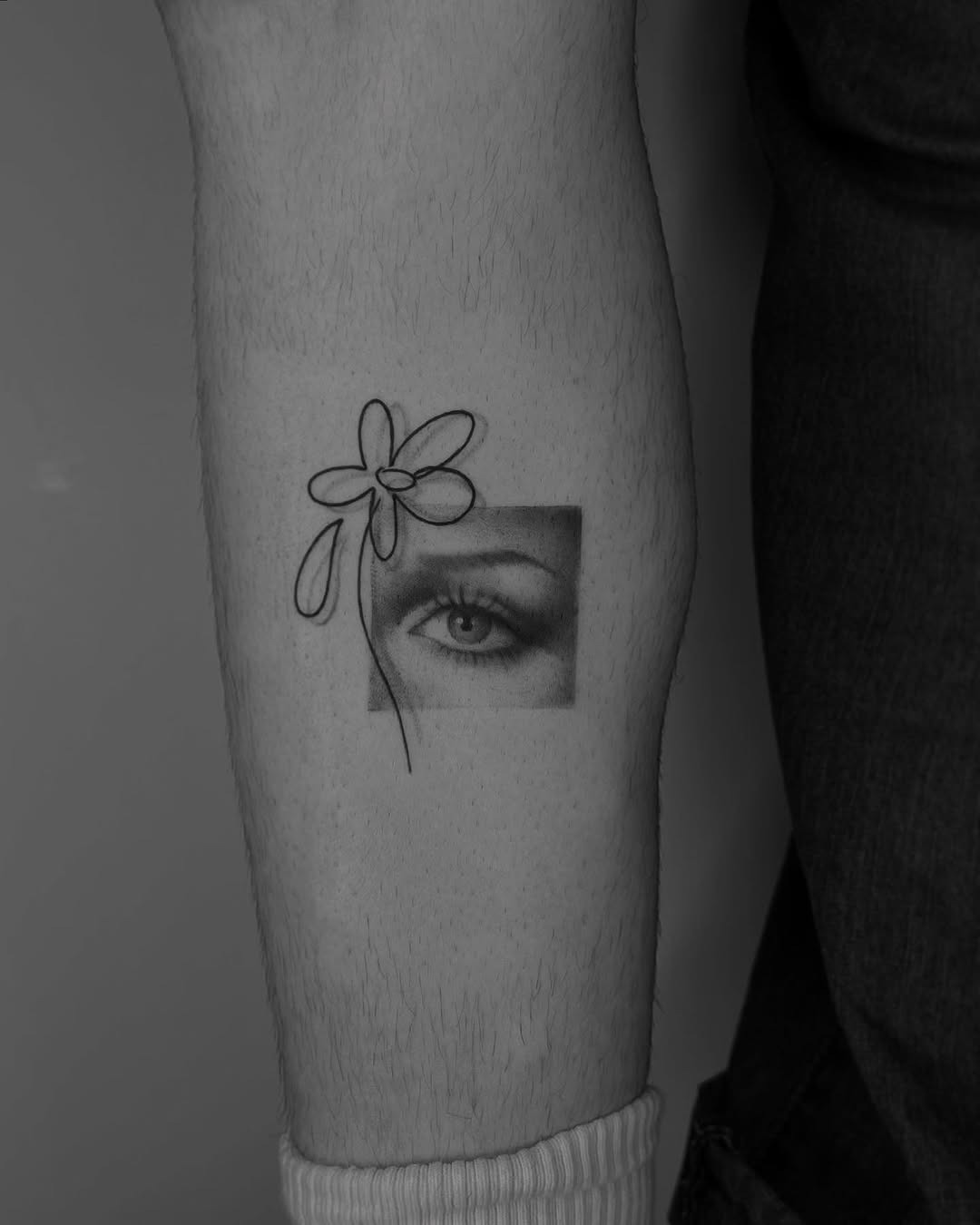 Intricate Eye Flower Tattoo Design Tattoo Design
