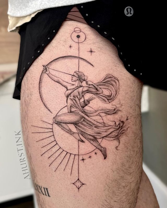 Apollo in Motion Tattoo Tattoo Design