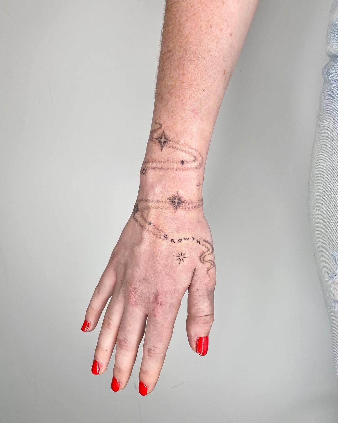 Elegant design embodying the theme of growth Tattoo Design