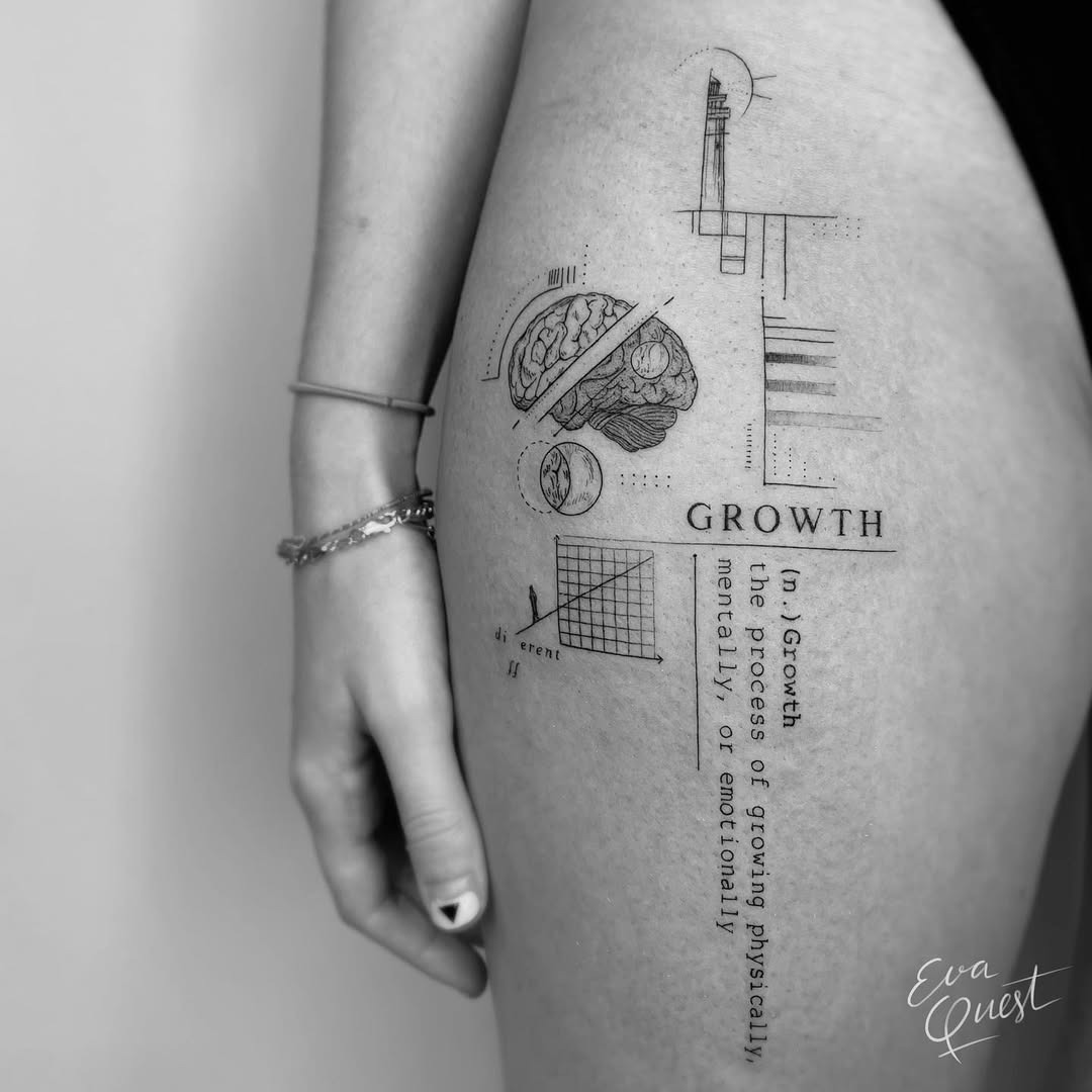 Exploring growth through artistic tattoo designs Tattoo Design