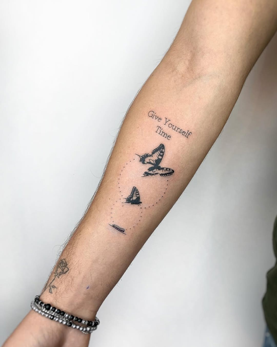 Meaningful growth tattoo with nature elements Tattoo Design