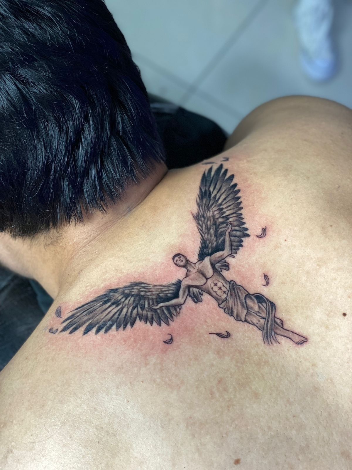 Sleeping Cherub Forearm Tattoo Tattoo Design