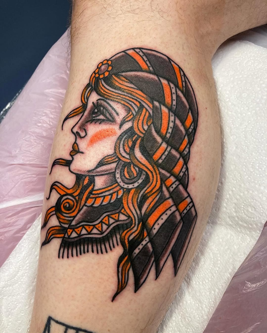 Intricate Floral Gypsy Goddess Tattoo Design Tattoo Design