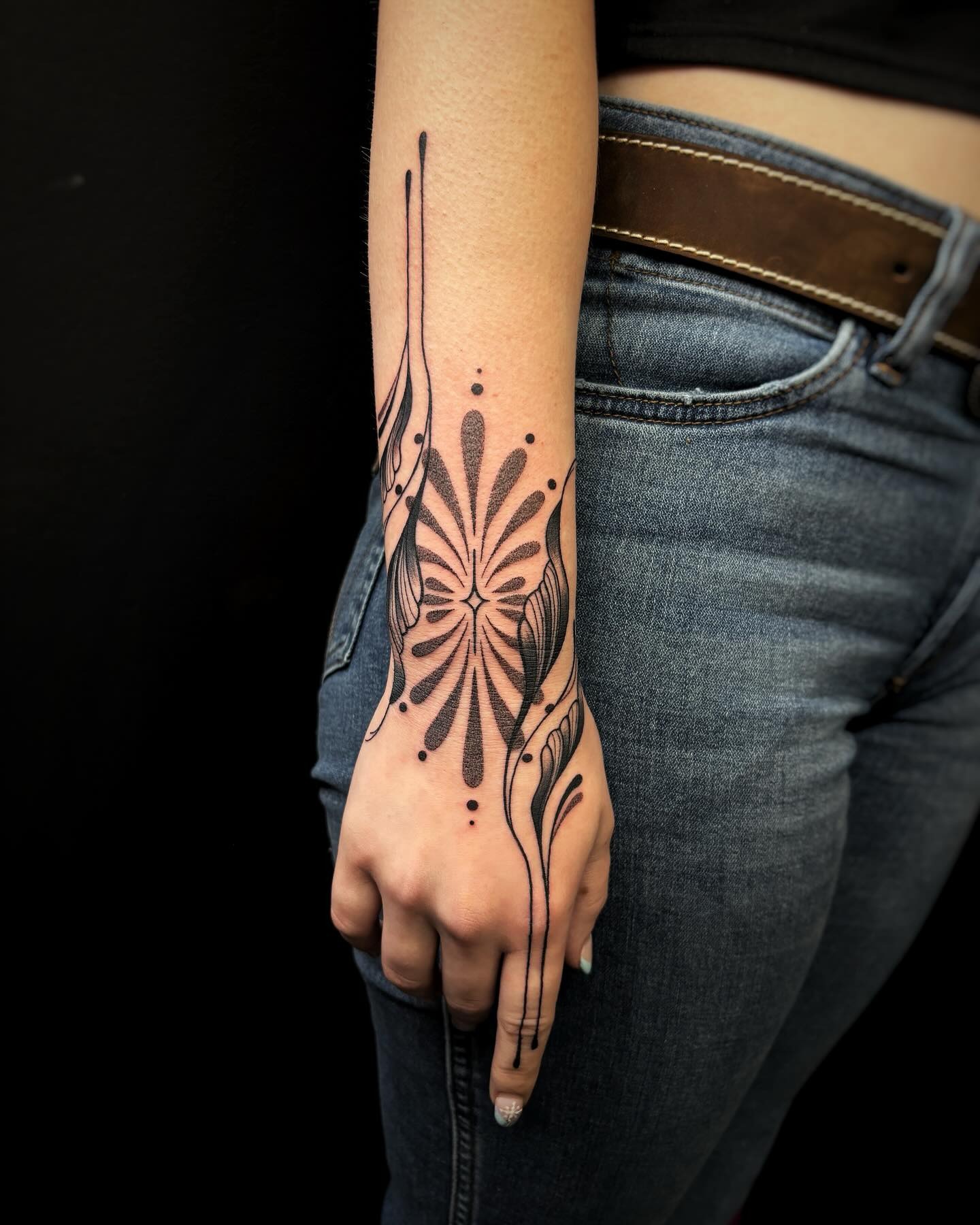 Butterfly Hearts and Star Sparkle Tattoo Design