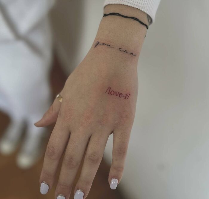 Empowering Minimalist Hand Tattoos Tattoo Design