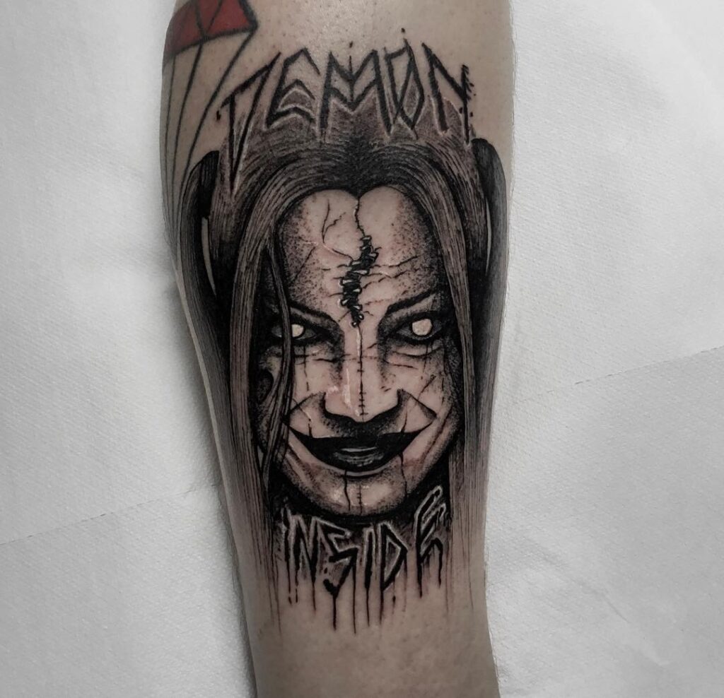Demonic Harley Quinn Tattoo Tattoo Design