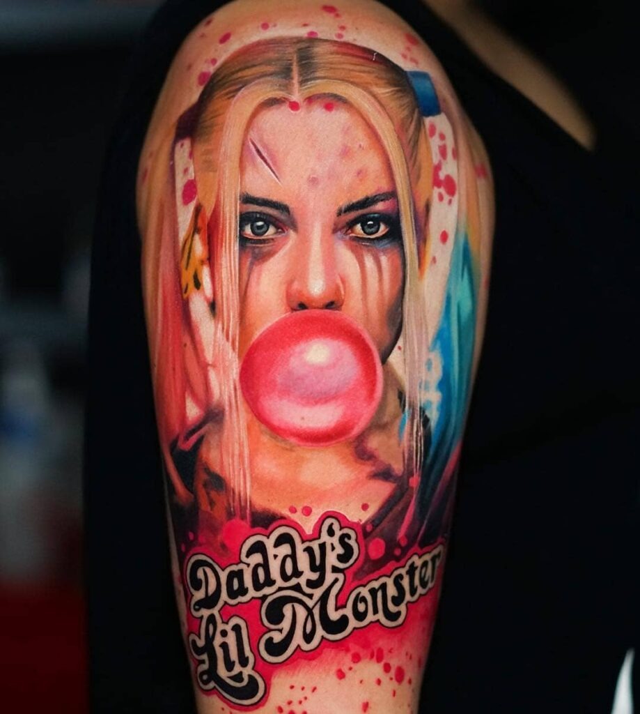 Harley Quinn Bubblegum Tattoo Tattoo Design