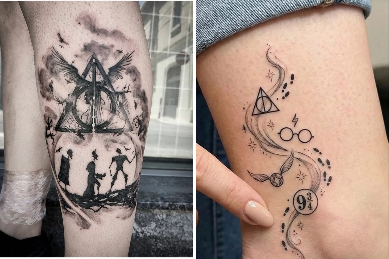 25+ Harry Potter Tattoo Ideas That Bring a Little Magic to Your Style Featured Lookbook Collage