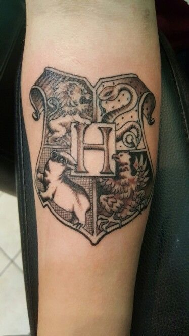 Hogwarts House Crest Tattoo Tattoo Design