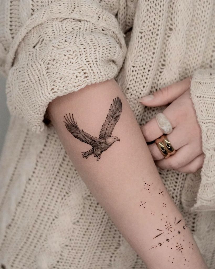 Hawk Eyes Wrist Wrap Tattoo Tattoo Design