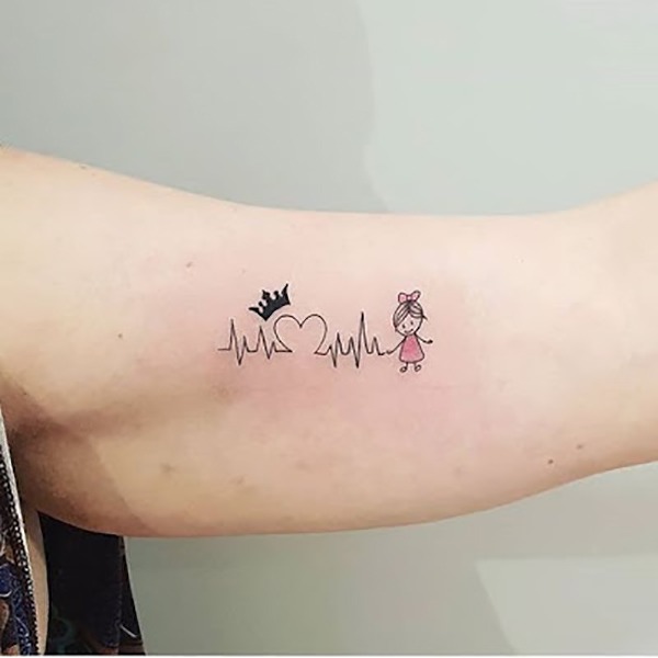 Queen Heart Tattoo for the Cute Ones Tattoo Design