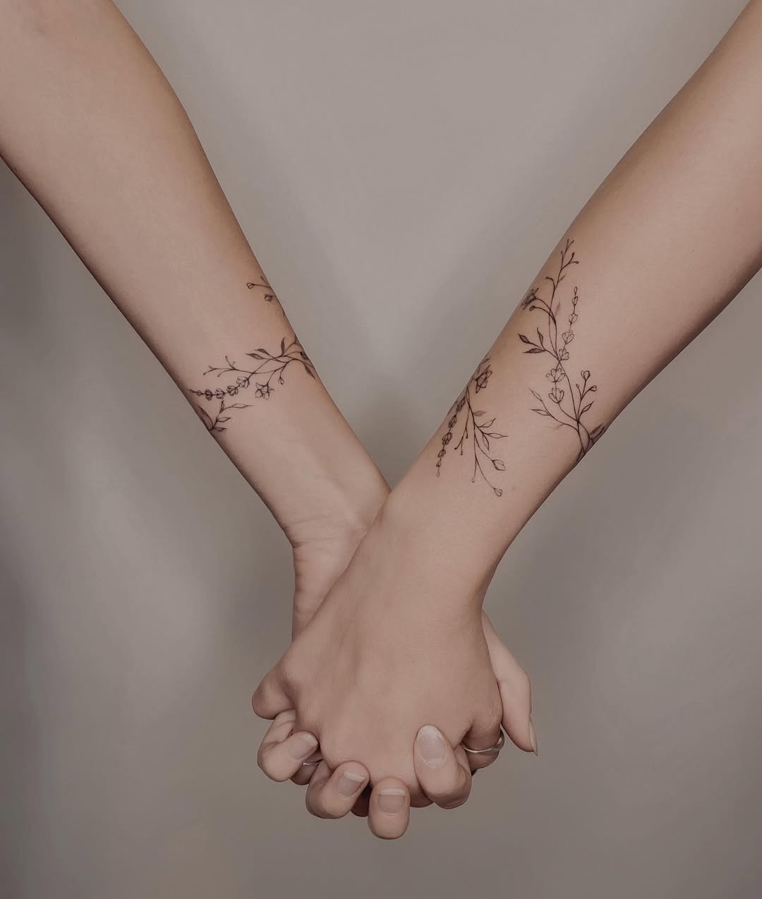 Subtle year tattoos for sisterly bond Tattoo Design