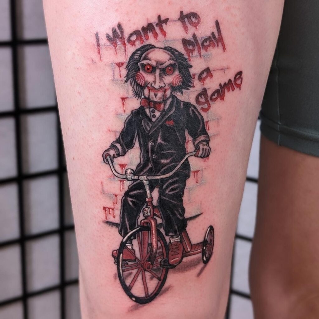 Art the Clown Horror Tattoo Tattoo Design