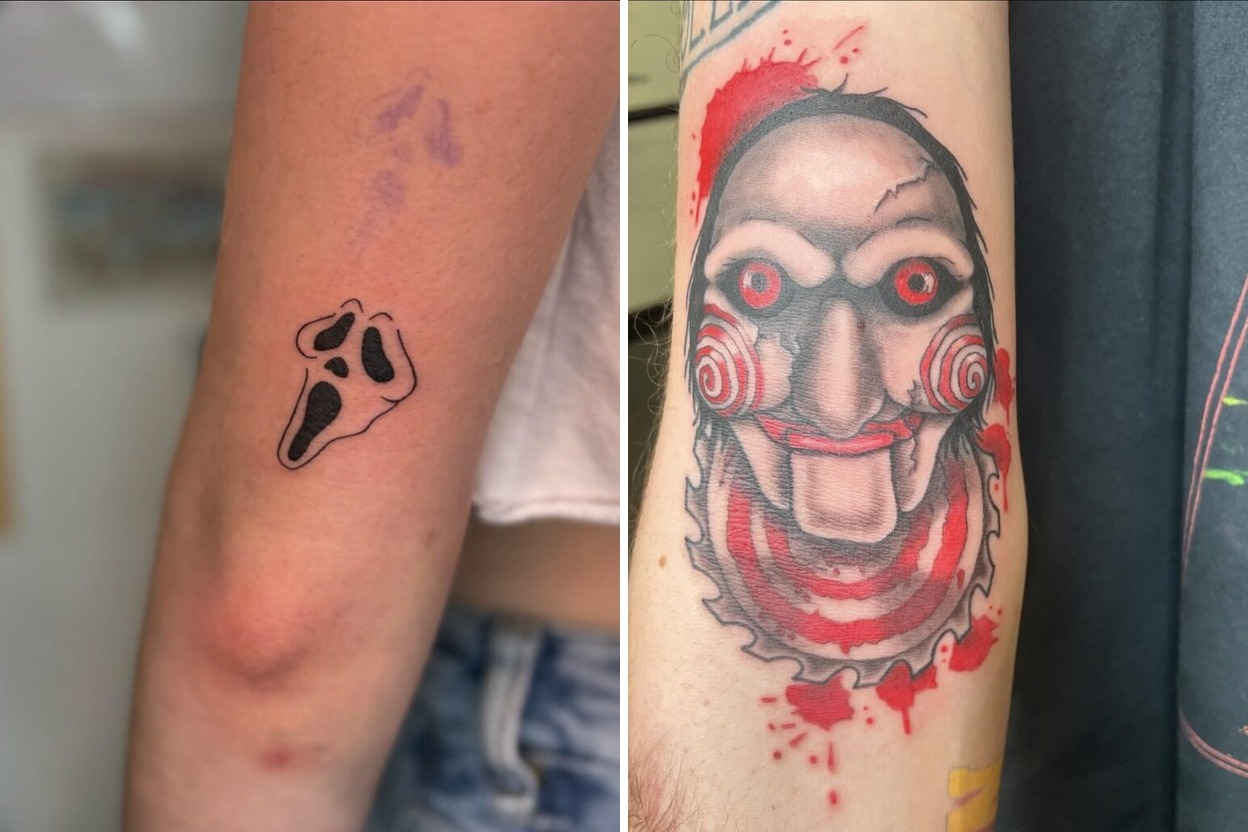 50+ Horror Movie Tattoo Ideas & Inspiration Featured Lookbook Collage