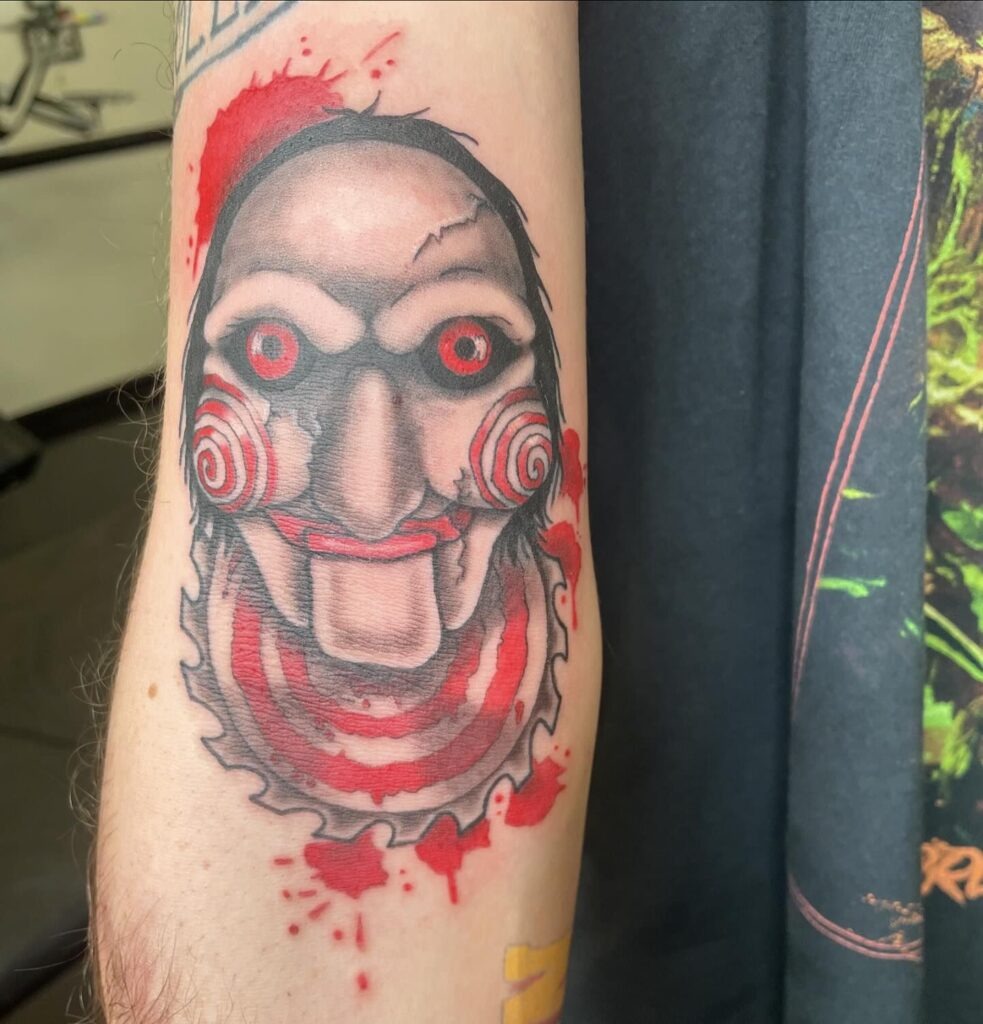 Ghost face Minimalist Tattoo Tattoo Design