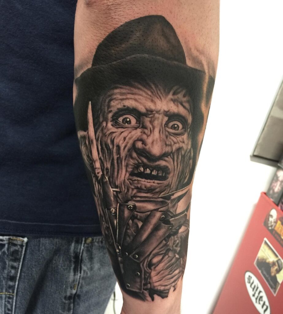 Hannibal Lecter and Leatherface Horror Tattoo Tattoo Design