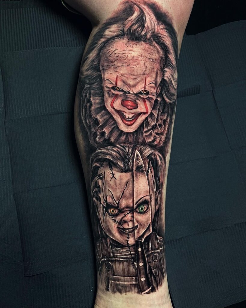 Little Pale Girl fromTerrifier 2Tattoo Tattoo Design