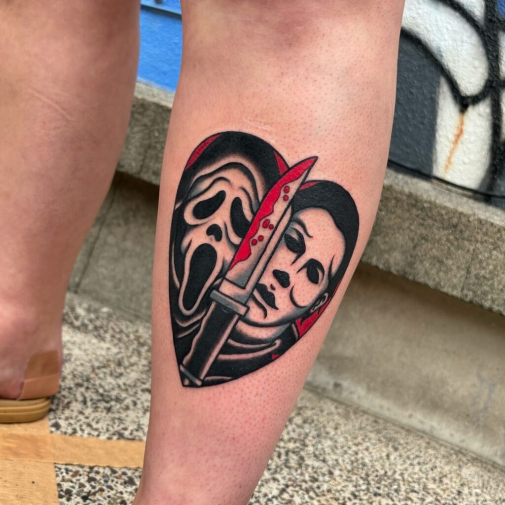 Michael Myers Knife Horror Tattoo Tattoo Design