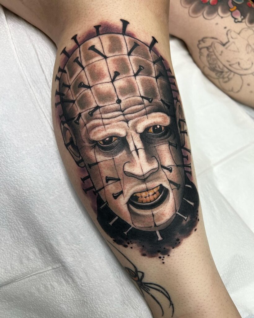 Pinhead Horror Tattoo Tattoo Design