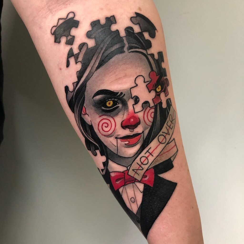 Shining Twins Come and Play Tattoo Tattoo Design