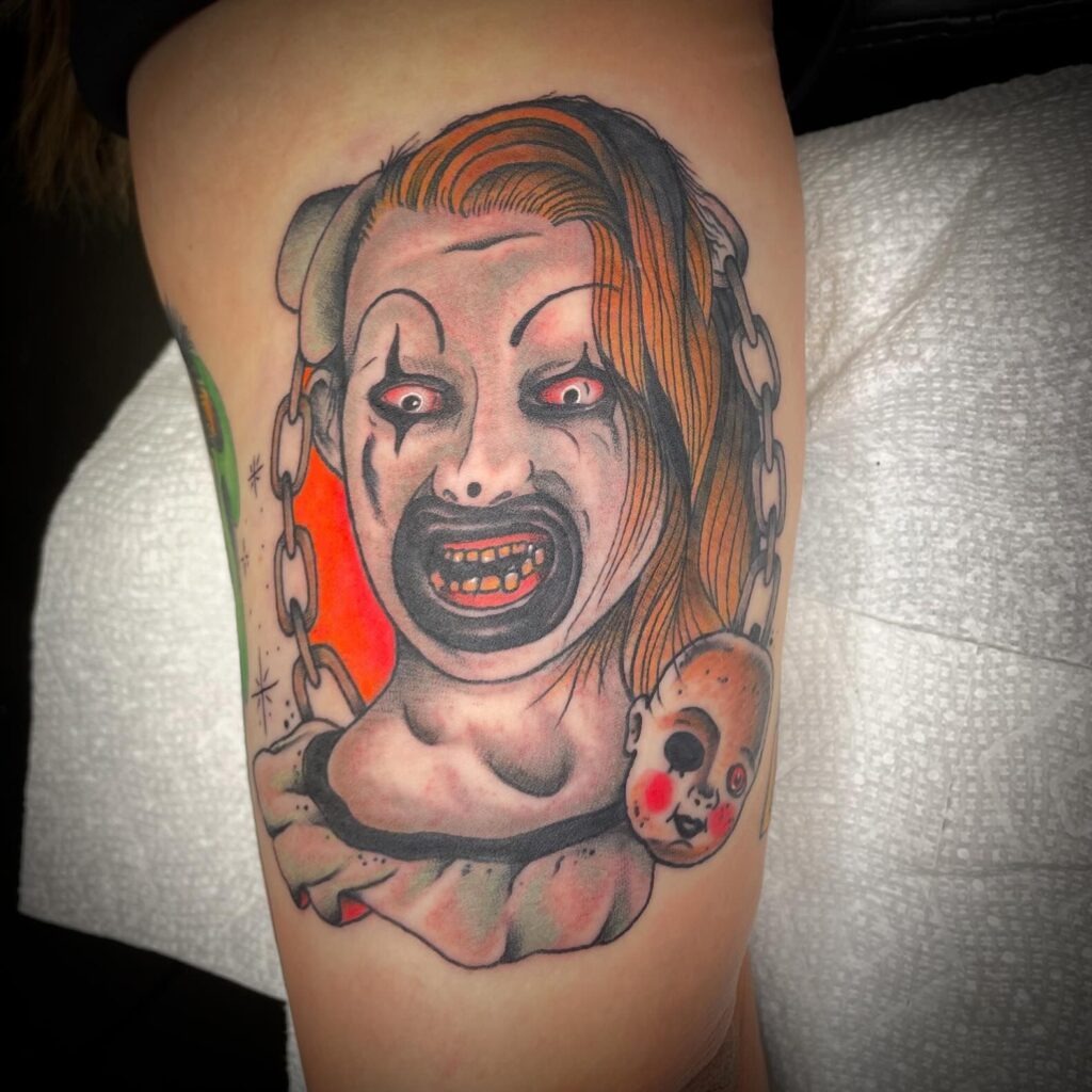 Sleeve Horror Movie Tattoo Ideas Tattoo Design