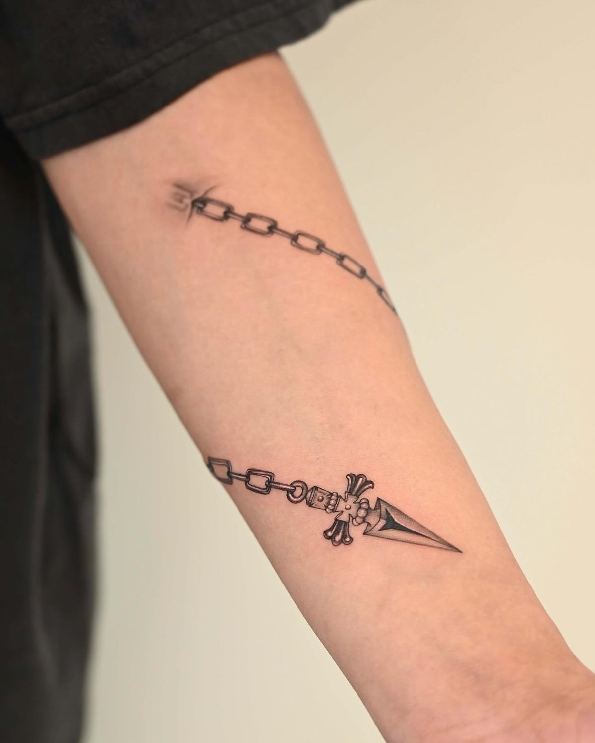 Broken Resolve - Abstract Kurapika Mark Tattoo Design