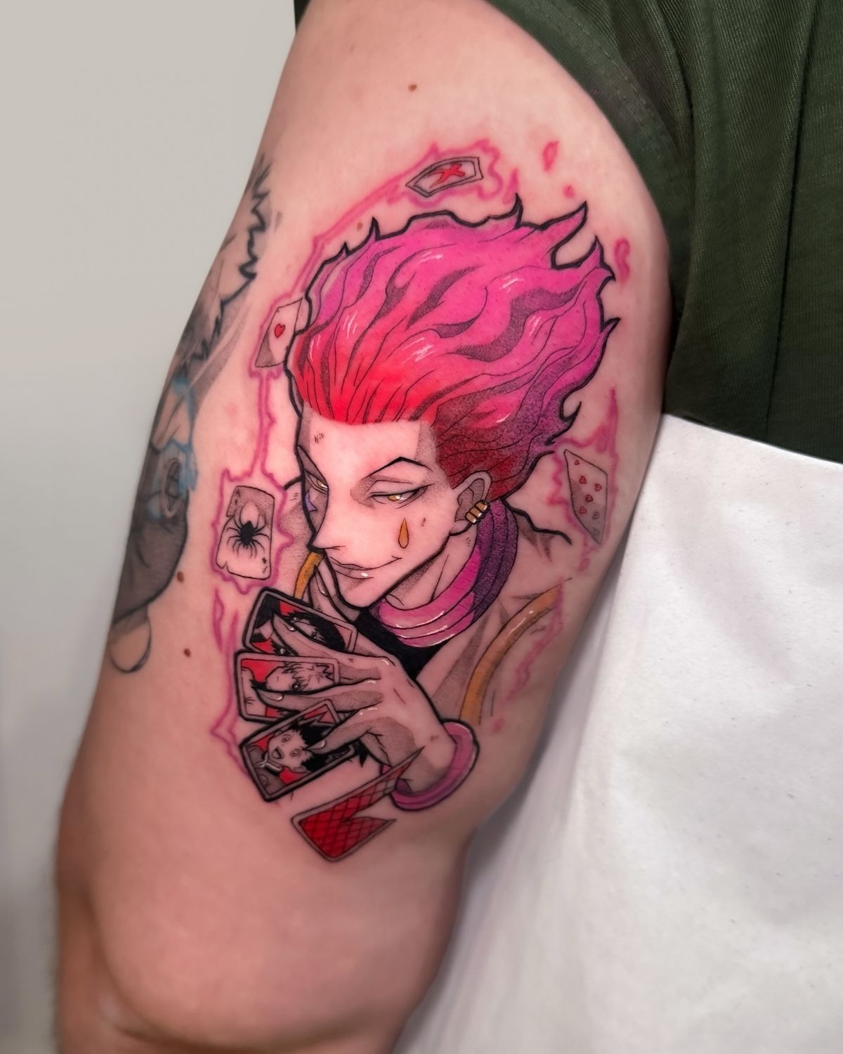 Split Frames - Gon and Killua Minimal Panels Tattoo Design