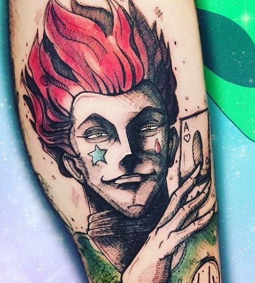 Walking Stories - Phantom Troupe Linework Scene Tattoo Design