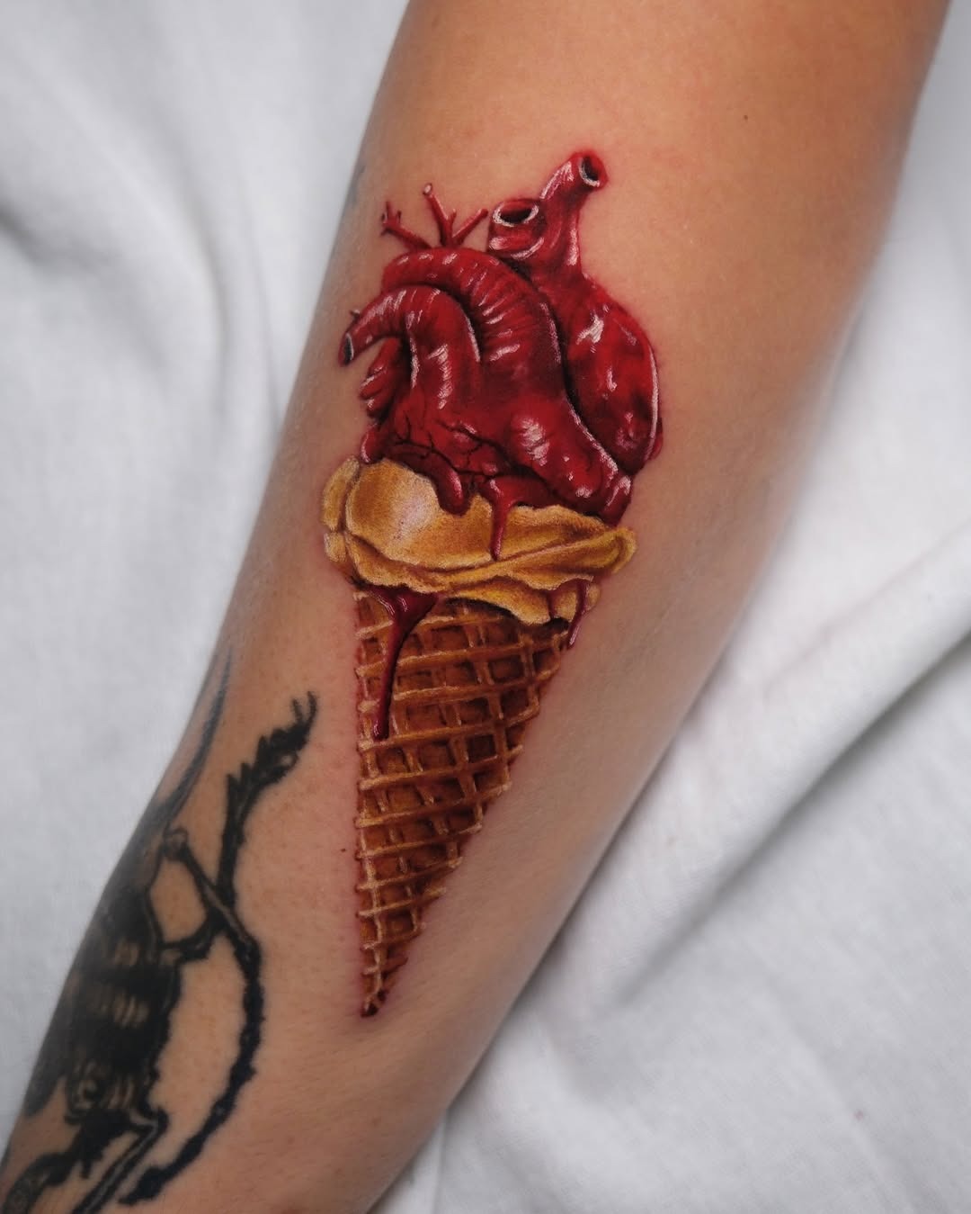 A bold expression of love and indulgence Tattoo Design